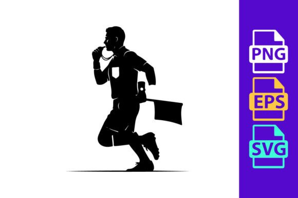 Capture Dynamic Motion with Soccer Referee Clipart