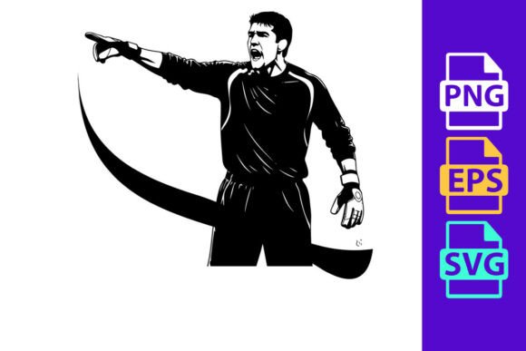 Capture Dynamic Motion with Soccer Referee Vector Art