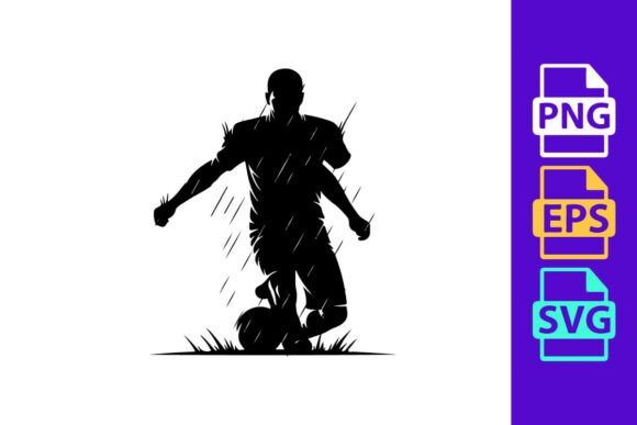 Capturing Dynamic Motion: Soccer Player Kicking Ball in the Rain