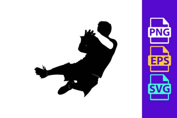 Capturing Motion: The Energy of Black Silhouette Clipart
