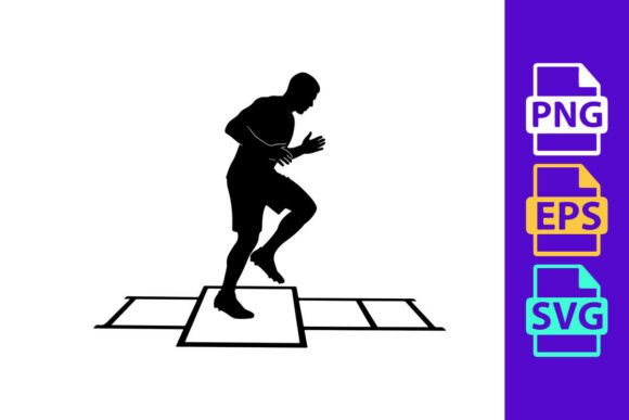 Dynamic Design Energy: Athlete Performing Agility Drill on Ladd