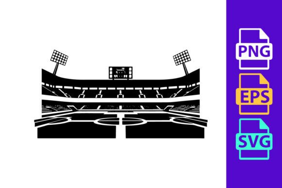Dynamic Football Silhouette Clipart: Bold Vector Design