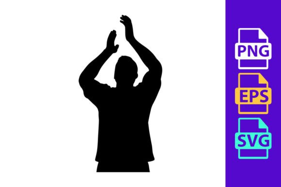 Dynamic Motion: Football Silhouette Clipart