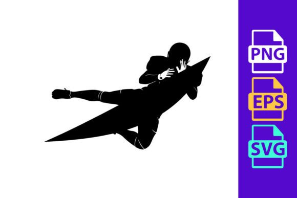 Dynamic Motion: The Martial Arts Silhouette of a Person in a Design