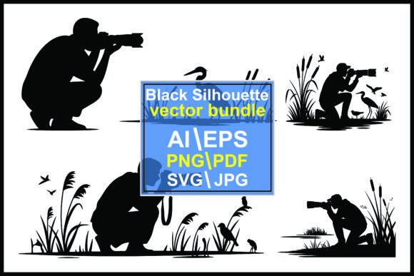 Silhouettes of Photographers Taking Bird: A Visual Storyteller's Kit