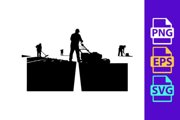 Workers on a Road or Highway for Mainten: A Typeface with Purpose